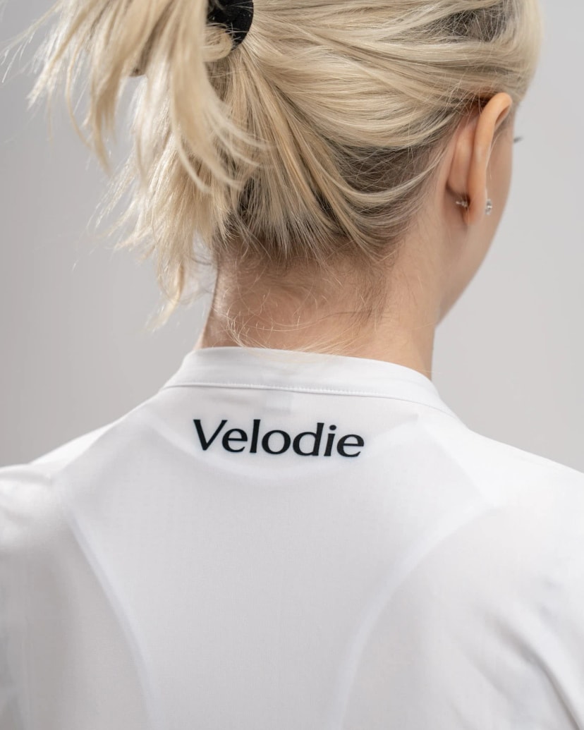 Damska koszulka kolarska White 4