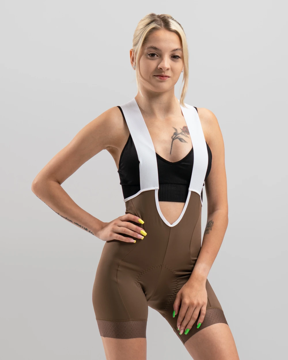 Damskie spodenki kolarskie Brown "Femini"